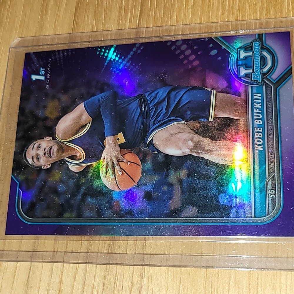 Bowman 1st. Kobe Bufkin Rookie Card. Limited 235 out of 299